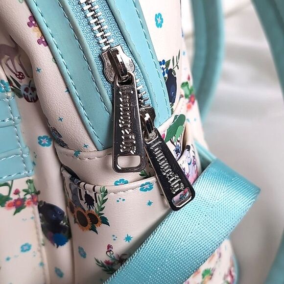 Disney Loungefly Princess Companions Mini Floral Backpack - Picture 6 of 17